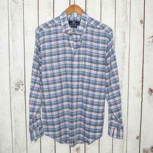 Vineyard Vines Button Down Murray Shirt Blue Pink Plaid Cotton Size Small